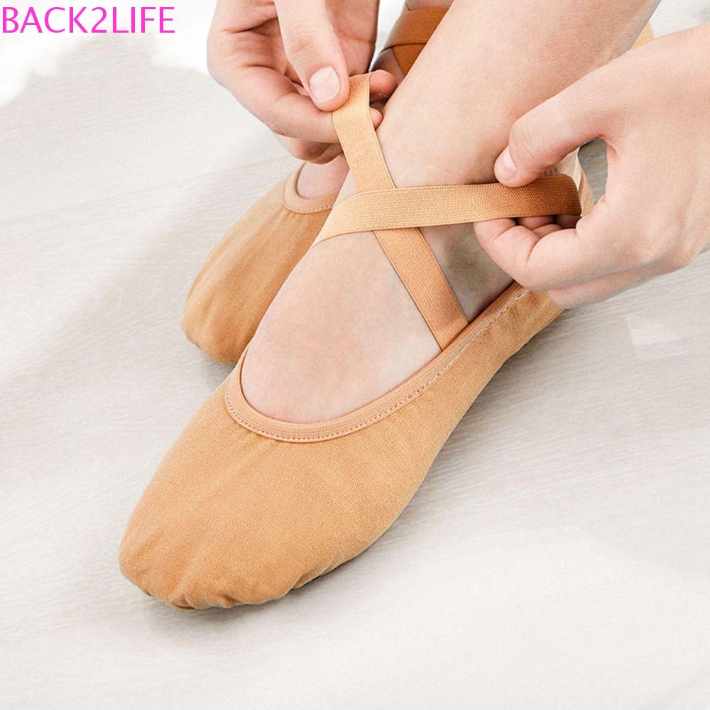 Giày Da canvas Đế Mềm Phẳng 2Lipy Tập Múa Chuyên Nghiệp Cho Bé Gái