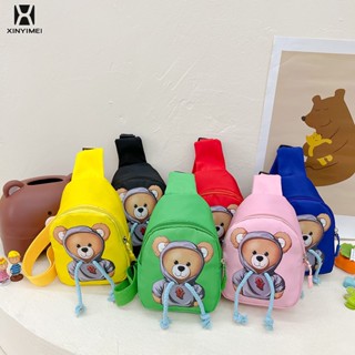 XINYIMEI Túi Đeo Chéo Ngực Họa Tiết Hoạt Hình Đơn Giản Thời Trang Cho Bé Trai Và Gái