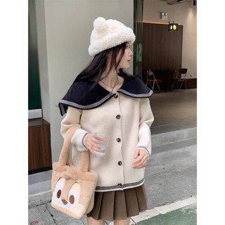 Áo len thủy thủ, áo len xinh độc đáo cho nữ, áo len dáng cardigan hàng qccc