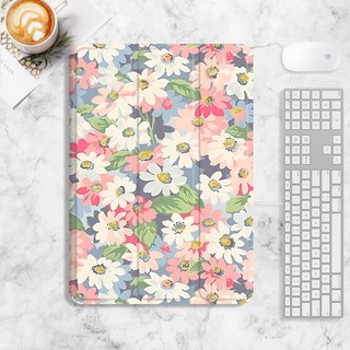  Bao Da Máy Tính Bảng Họa Tiết Hoa Cho ipad 10.2 gen 7 8 9 mini 4 5 6 air 5 ipad 2022 pro 11 inch gen10 