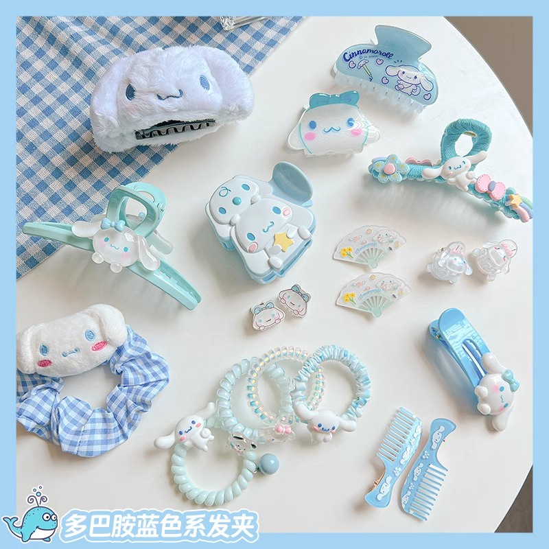 ❀ Chen ❀Kẹp Tóc Hình Chú Chó Cinnamon Hoạt Hình Đáng Yêu Dành Cho Bé Gái