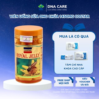 Viên uống sữa ong chúa Úc Royal Jelly Costar 1450mg hỗ trợ đẹp da hộp 60/100/365 viên