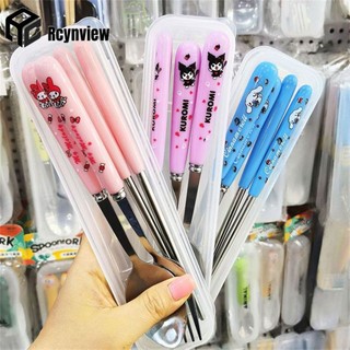 Bộ Muỗng Nĩa Nhỏ Gọn Sáng Tạo Dễ Lau Chùi Thân Thiện Với Môi Trường Có Thể Tái Sử Dụng