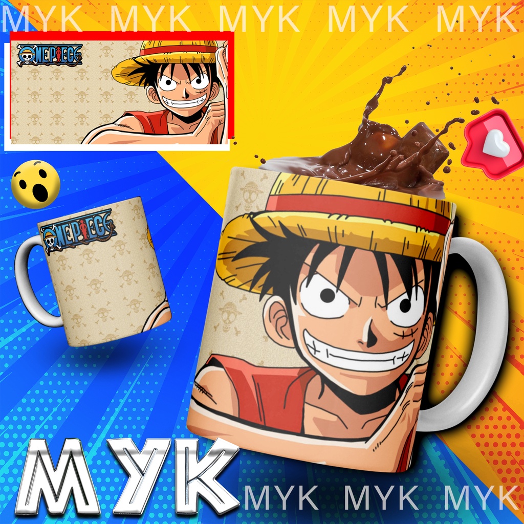 Cốc ly sứ THIẾT KẾ MUG ANIME ONEPIECE