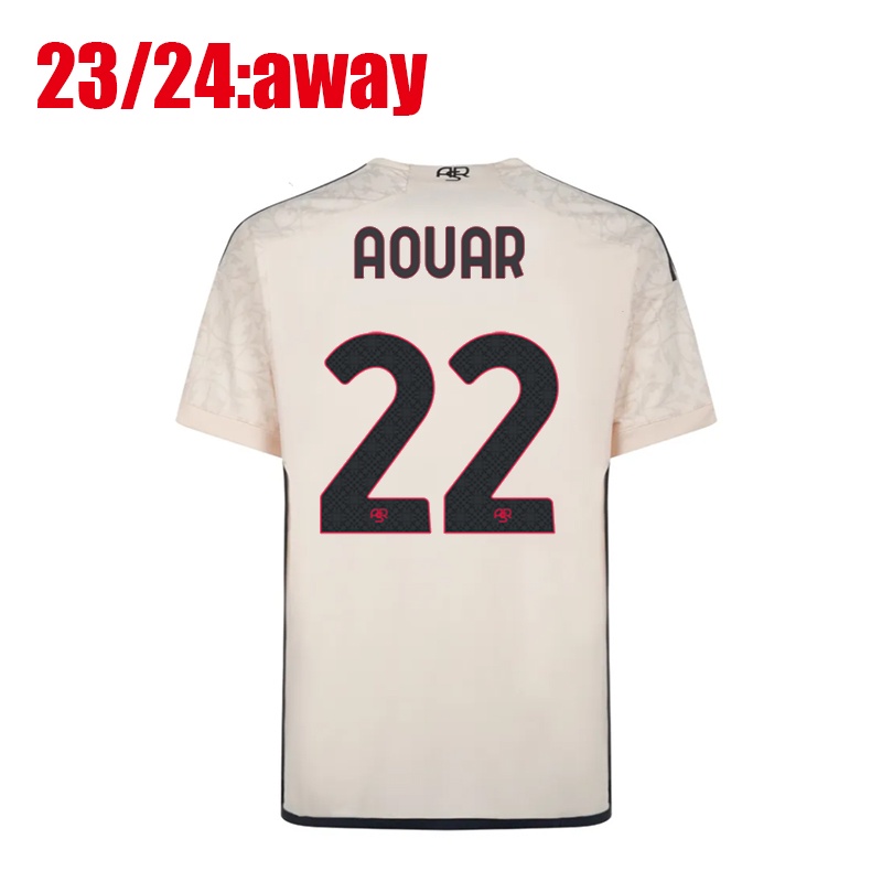 Áo Thun Đồng Phục Bóng Đá Đội Tuyển Barcelona Mùa Giải 2023 / 2024 pellegrini dybala abraham Mùa Giải 23 / 24