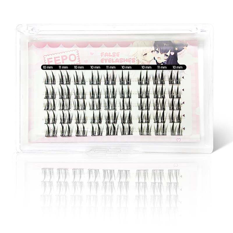 Hộp Lông Mi Giả 5 Hàng 3d Dày Tự Nhiên derf