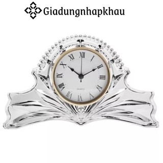 Đồng Hồ Pha Lê Cao Cấp Để Bàn Bohemia, Made in Czech Republic, giadungnhapkhau19
