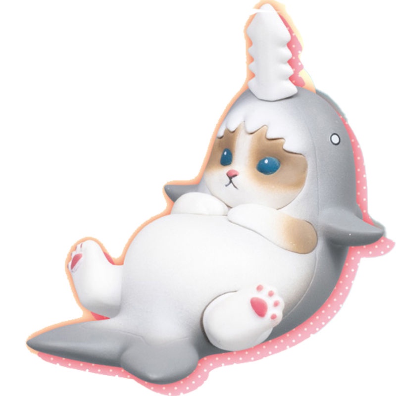 Mô Hình Đồ Chơi Cá Mập Nhỏ Nhắn Dễ Thương Trang Trí Phong Cách Nhật Bản