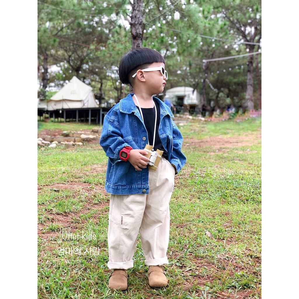 QUẦN KAKI BAGGY PHONG CÁCH HÀN QUỐC CHO BÉ GÁI VÀ BÉ TRAI  6370