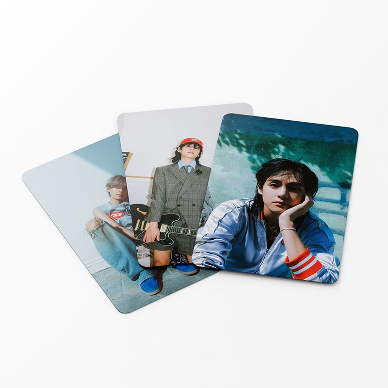 BTS V LOMO Card Laser Card Set 55 Tấm Thẻ Ảnh Layover Hình Nhóm Nhạc