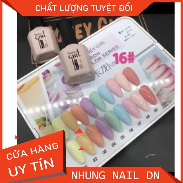 Set sơn nhật 9 màu, set sơn honeygirl