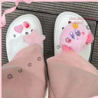 Plush Star Kirby Bộ 5 Miếngsticker dép crocsJibbitz, charm gắn sục/set sticker shoe charms