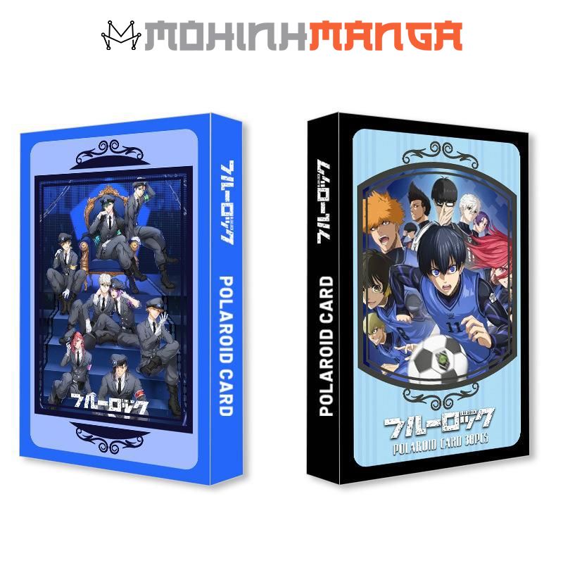 Lomo card hộp 30 thẻ Blue Lock Isagi Yoichi Hyoma Chigiri Meguru Bachira Kenyu Yukimiya Tabito