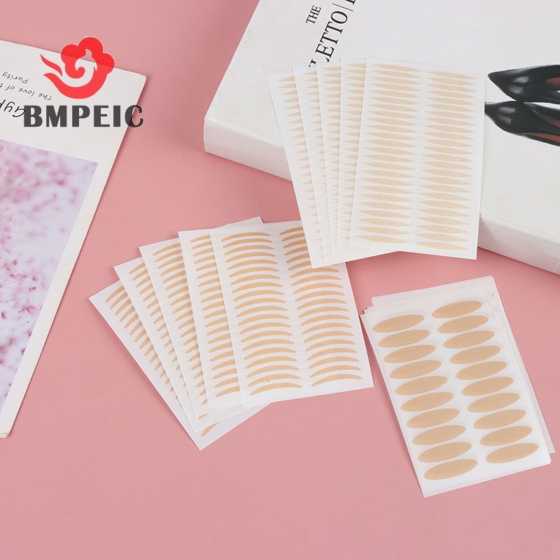 Set 200 miếng dán kích mí BMPEIC tự dính dạng lưới ren vô hình
