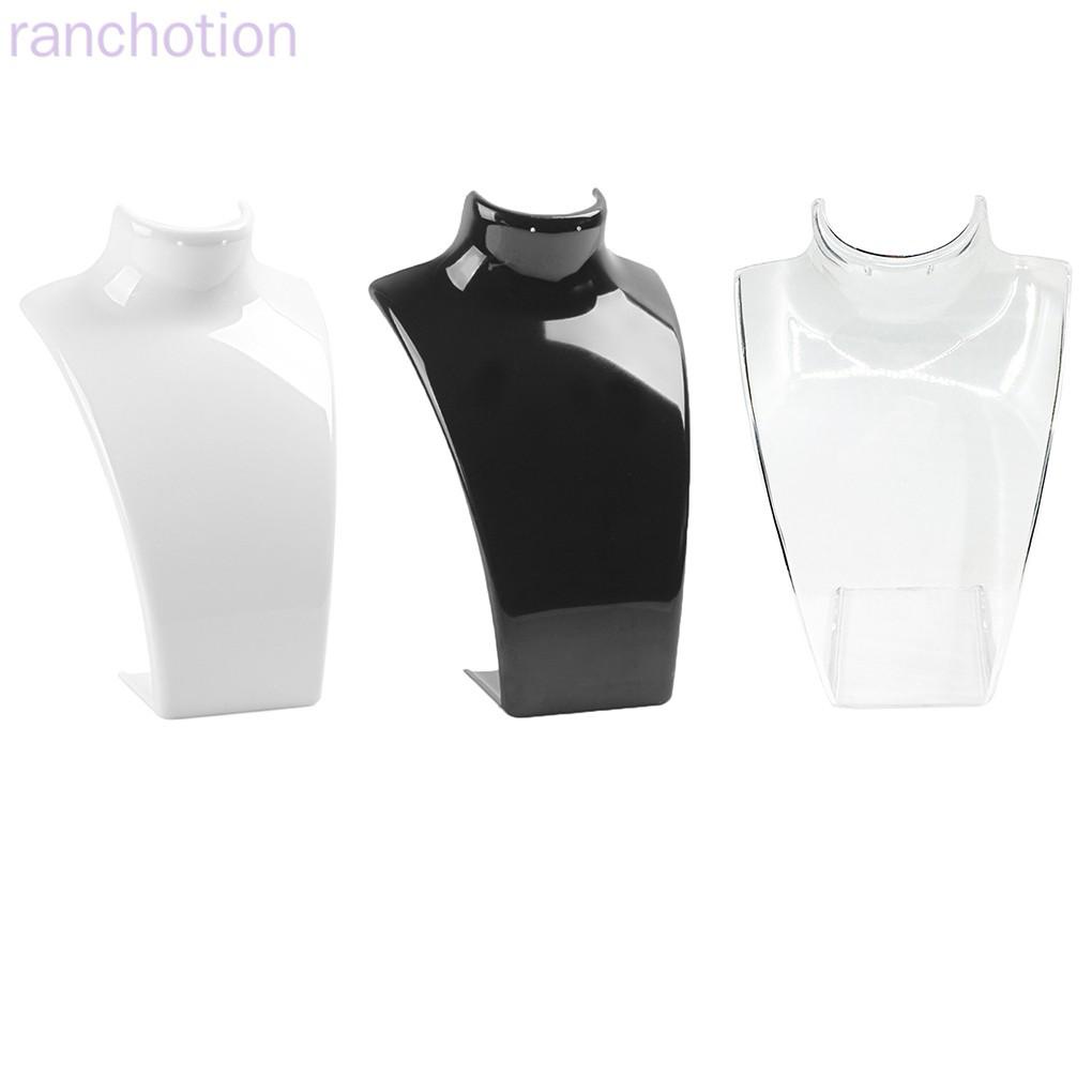 Giá đỡ trưng bày trang sức bằng nhựa hình ma nơ canh mô hình thời trang vòng cổ hình nộm mặt dây chuyền bông tai hiển thị đứng