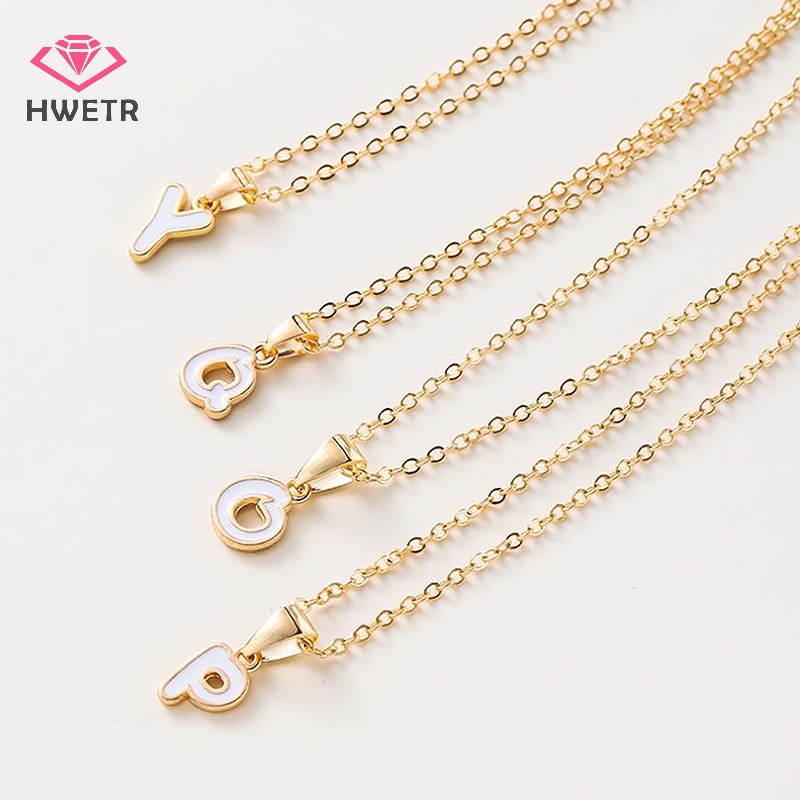 Vòng cổ Mặt 26 Chữ Cái Thời Trang Dành Cho Nam Và Nữ Mới