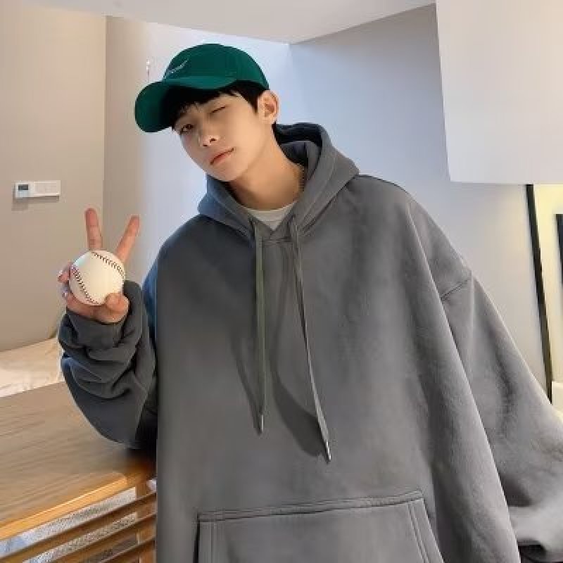 Áo hoodie Trơn Dáng Rộng plus size m-8xl unisex