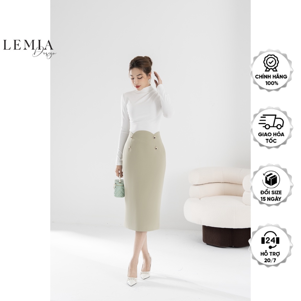 Jupe Ôm Cạp Liền Thời Trang Công Sở Nữ By LEMIA Design - 22Z073