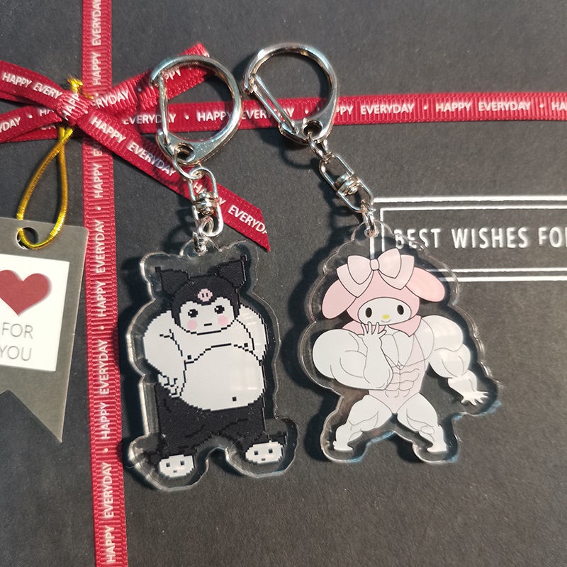 Sanrio Móc Khóa Hình Chú Chó cinnamon Bằng acrylic Dễ Thương