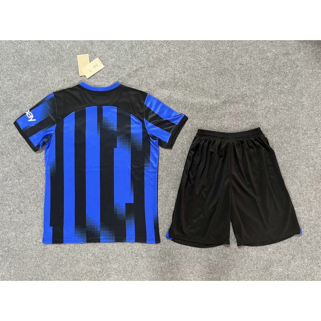 [Bộ Đồ Đá Banh Tay Ngắn Cho Người Lớn 2324 inter milan