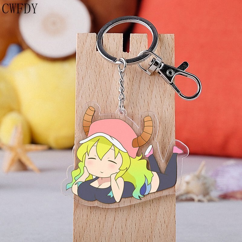 Móc khóa Arcylic Kobayashi San Chi No Maid Dragon Hầu gái rồng nhà Kobayashi chibi cute dễ thương