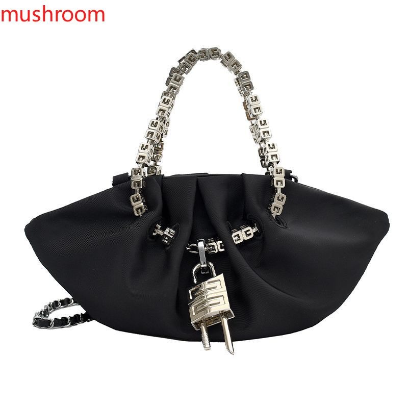 Niche Túi Xách nylon Đeo Chéo Xếp Ly Phong Cách Thời Trang Xuân Hè 2023 Mới Chất Lượng Cao