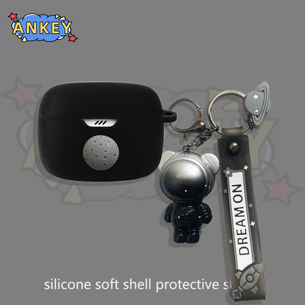 Case For Edifier TWS1 Pro 2 W220T W240TN Earphone Silicone Case Cute Astronaut Earbuds Waterproof Shockproof Soft Protective Headphone Cover Headset Skin with Hook