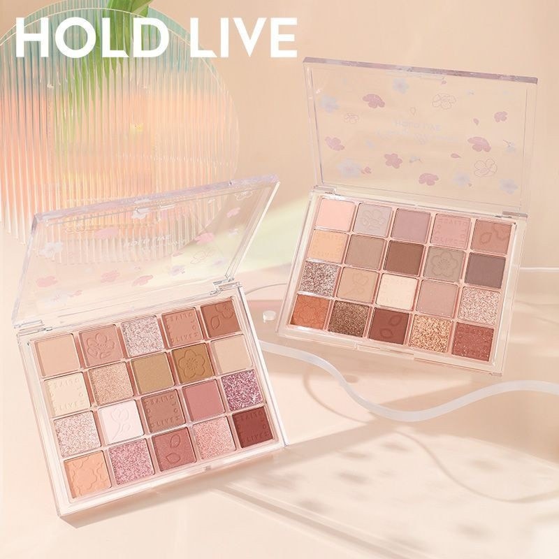 Bảng mắt 20 ô Holdlive Evening sakura dance eyeshadow palette