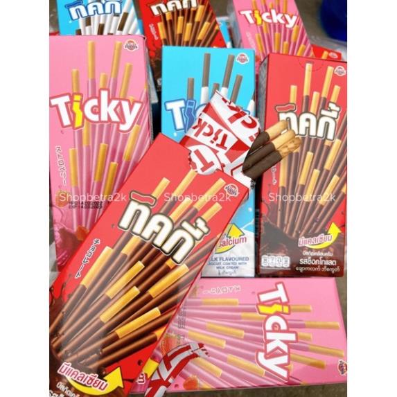 Bánh que Ticky Socola Sữa Thái Lan |hộp 20g/ 6que| Ăn Vặt Hiếu
