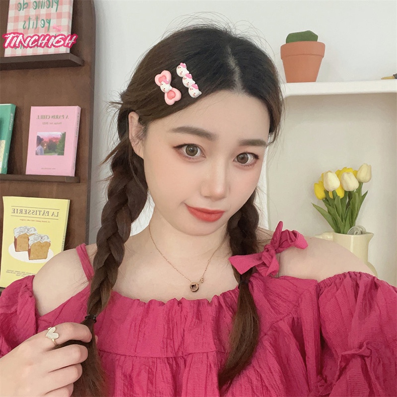 Kẹp Tóc Hình Trái Tim Hoạt Hình Dễ Thương Cho Nữ