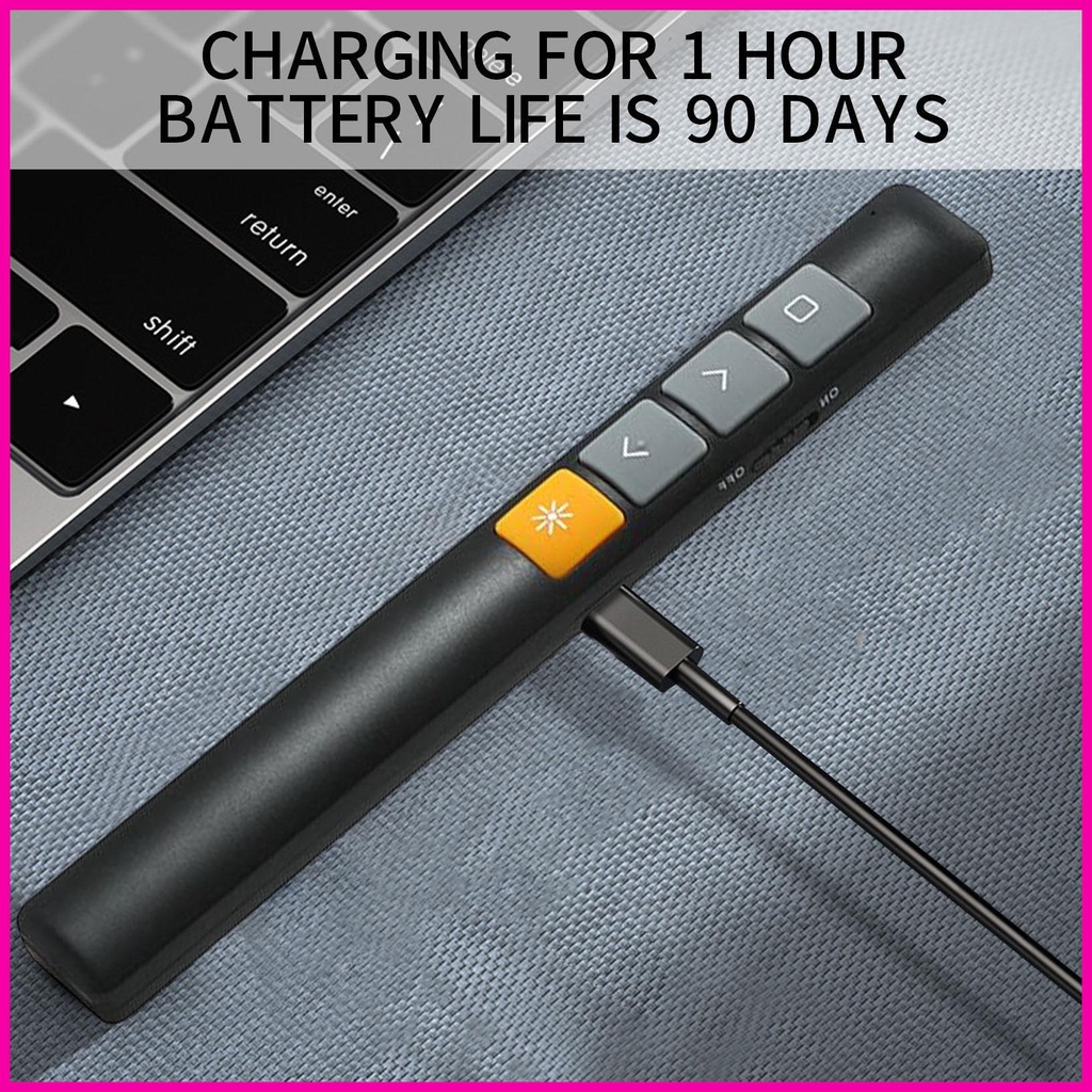 Remote Điều Khiển Máy Chiếu 4 Nút Bấm Không Dây usb