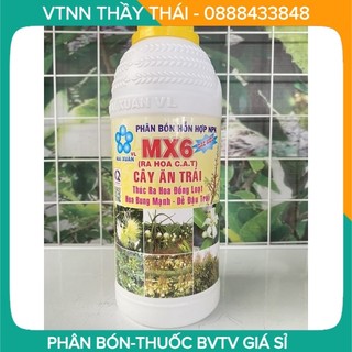 Phân bón mx6, chai 1 lít, ra hoa c.a.t , mai xuân