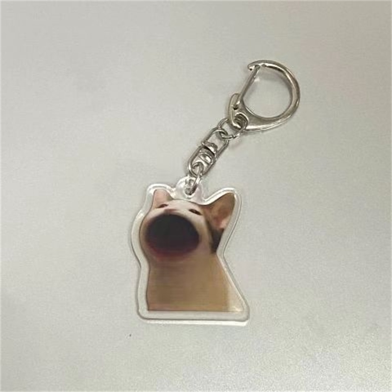 Móc Khóa Hình Đầu Mèo / Chuối Ngộ Nghĩnh Đáng Yêu