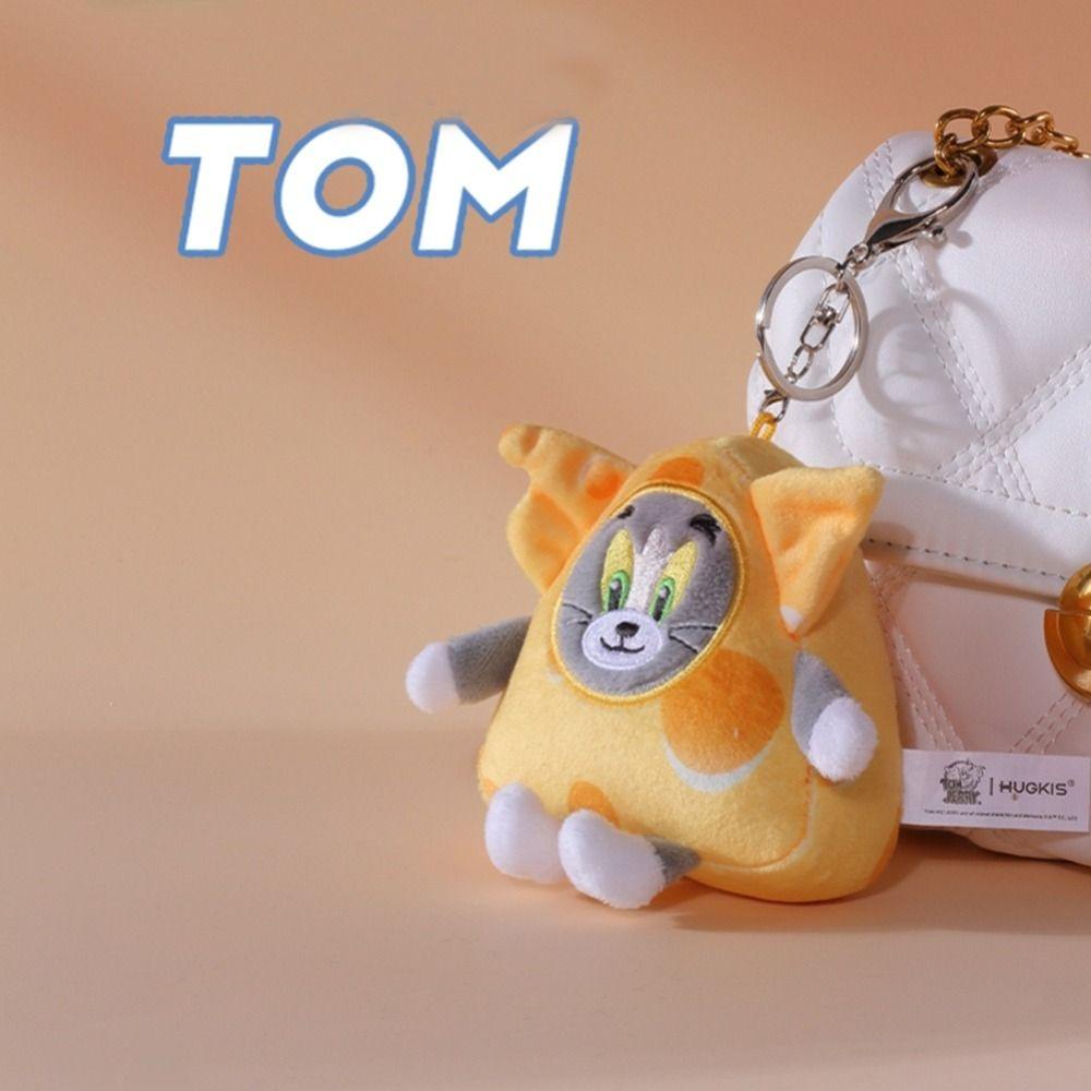 Móc Khóa Hình Phô Mai tom Và jerry Nhồi Bông Hoạt Hình Phong Cách Hàn Quốc Độc Đáo