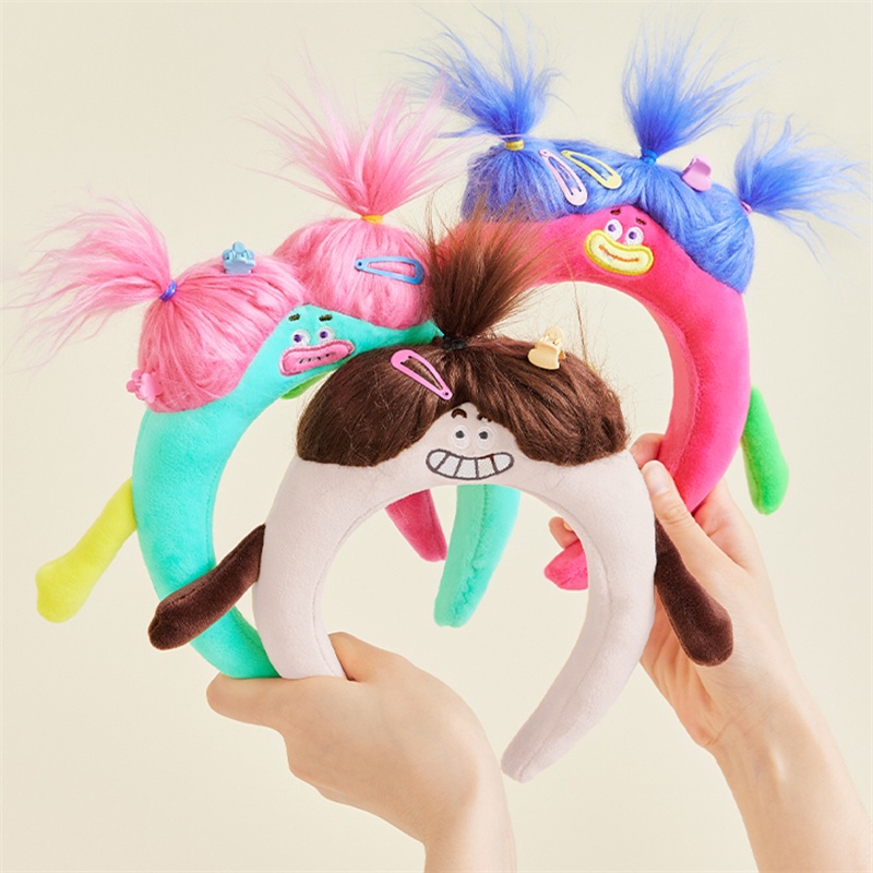 Băng Đô Hình Búp Bê sanfu Xấu Xí Nhồi Bông Vui Nhộn xiaohongshu internet Cùng Phong Cách Người Nổi Tiếng ac