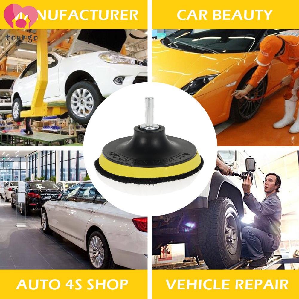 Bộ 7 Miếng Đệm Len Đánh Bóng Xe Hơi Skc1019 4 inch