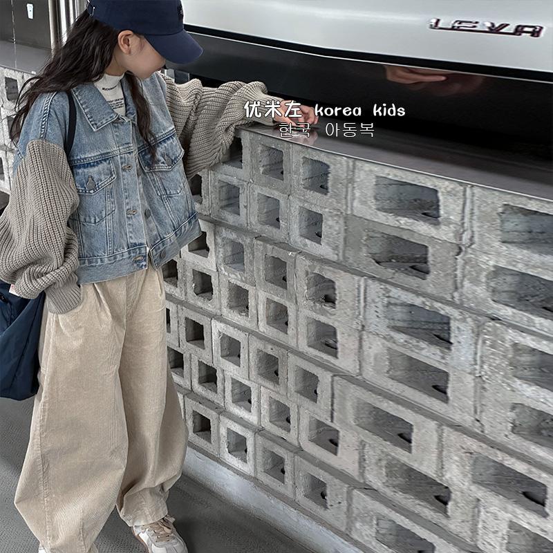 Áo Khoác denim Phong Cách Hàn Quốc Thời Trang Mùa Thu 2023 Cho Bé