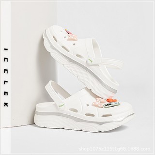 ICCLEK  dép sandal nữ giày sandal nữ dép đế cao đi biển  Độ bền cao Chống thấm nước Đáng yêu Đế chống trơn trượt FDL239162937Z230915