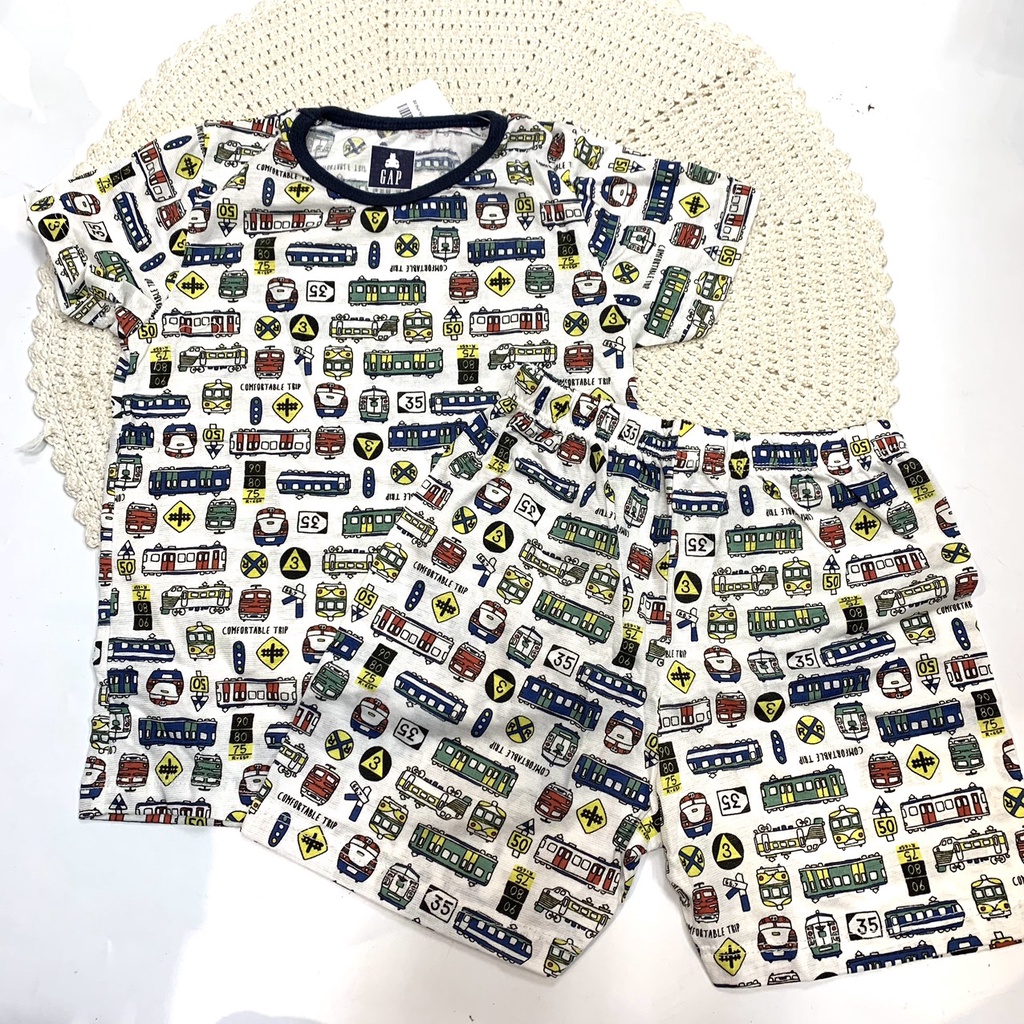 Bộ thun ngắn GAP xe lửa