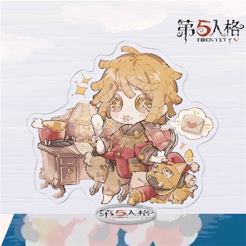 Mô hình Standee Game Identity V Cartoon Gardener Doctor Painter Geisha để bàn tượng nhựa acrylic trong suốt