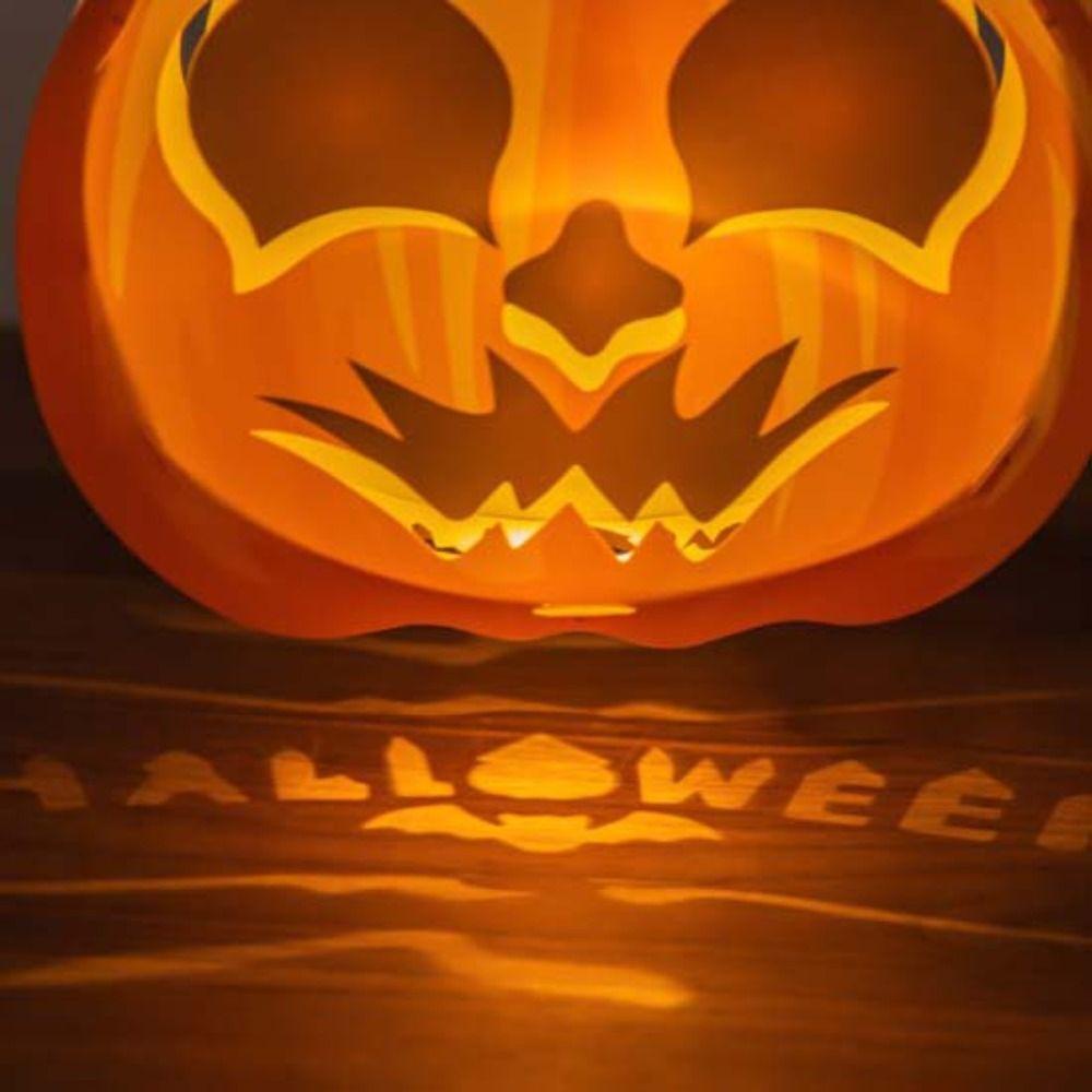 Aubrey Lồng Đèn Hình Bí Ngô halloween Phát Sáng diy