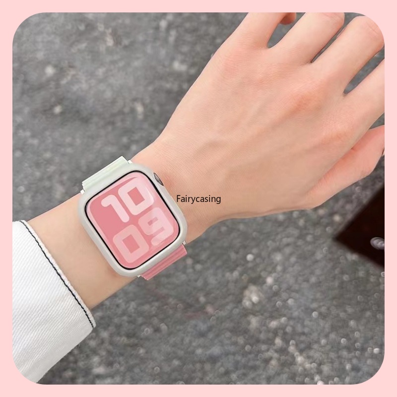 Silicone Dây Đeo Silicon Cho Đồng Hồ Thông Minh iwatch series 9 8 ultra 2 7 6 3 1 5 4 se 49mm 45mm 42mm 44mm 40mm 41mm 38mm