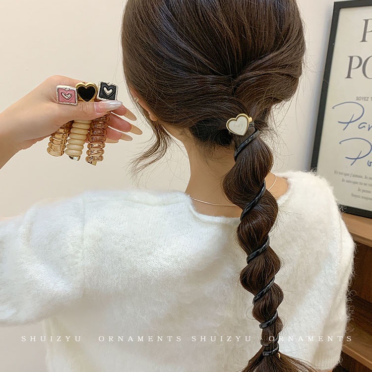 Dây Buộc Tóc Cao Su Dáng Thẳng Phong Cách Mới 2023 Cho Nữ