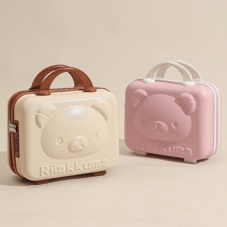 Túi đựng mỹ phẩm có khoá hoa tiết dễ thương mã T23 - Hương Dung Store