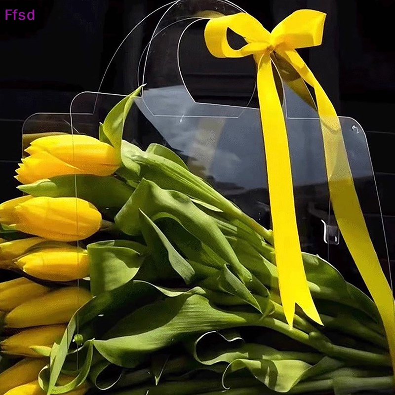 1 Túi Gói Hoa Hồng Cầm Tay Trong Suốt Tươi Mới Gói Hoa Hồng Cho Lễ Hội  * Bán Chạy