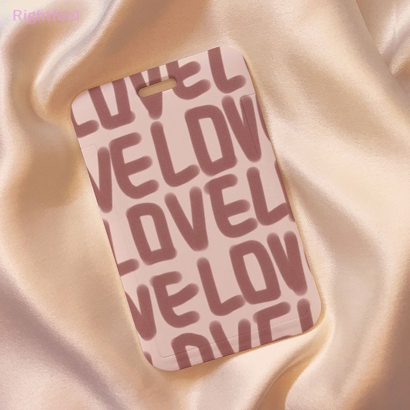 Qfeel Ví Đựng Thẻ id / Thẻ / Móc Khóa Họa Tiết Hoạt Hình Màu Hồng Dành Cho Học Sinh Mới