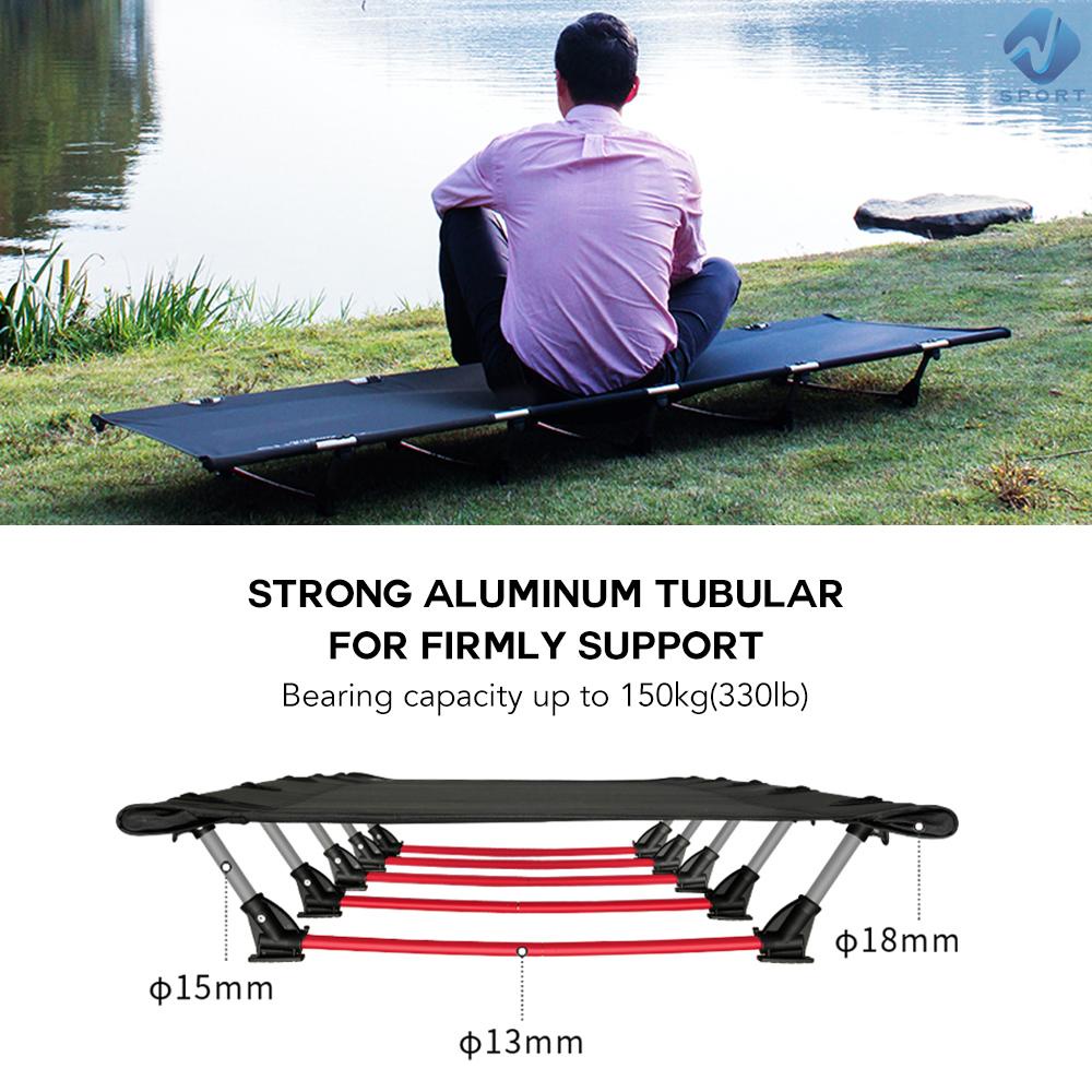 Giường Gấp 330lb Di Động Cho Hoạt Động Ngoài Trời