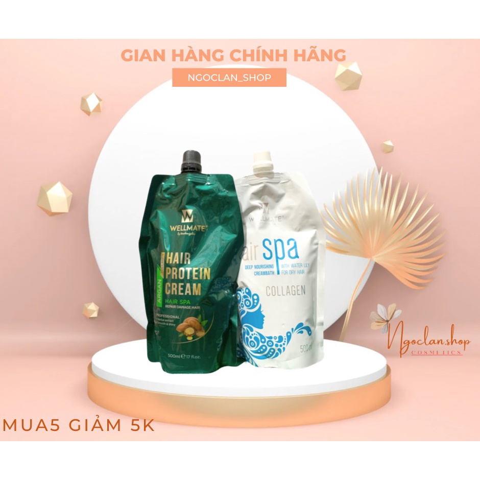 Hấp dầu phục hồi tóc WELLMATE (500ml) - Chính Hãng