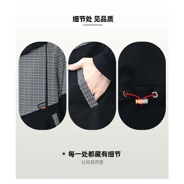 Áo Khoác Có Nón Họa Tiết Kẻ Sọc Thời Trang Xuân Thu Hàng Mới 2023 Dành Cho Bạn Nữ