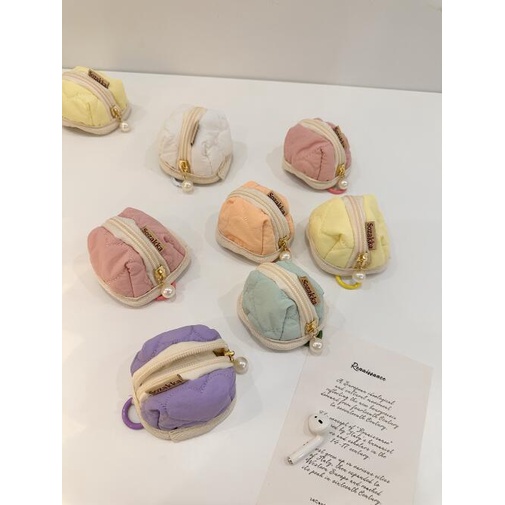 Túi Đựng Bảo Vệ Tai Nghe airpods mini Nhiều Màu Dễ Thương